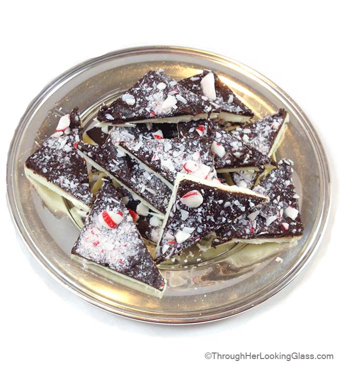 This Peppermint Bark recipe is extra yummy because it has whipping cream mixed in with the chocolate. It's also addictive.