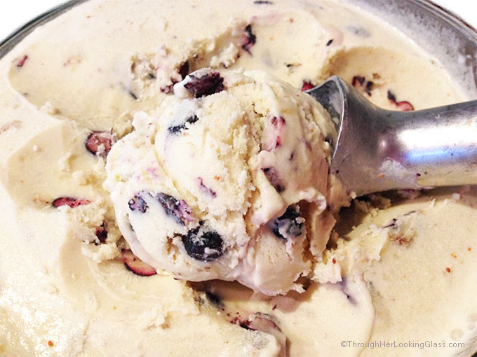 Wild Maine Blueberry Ice Cream Through Her Looking Glass