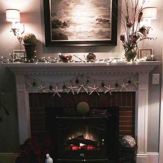 Exclusive Barrington Rhode Island Christmas Home Tour. The home owner decorates with her own signature style.