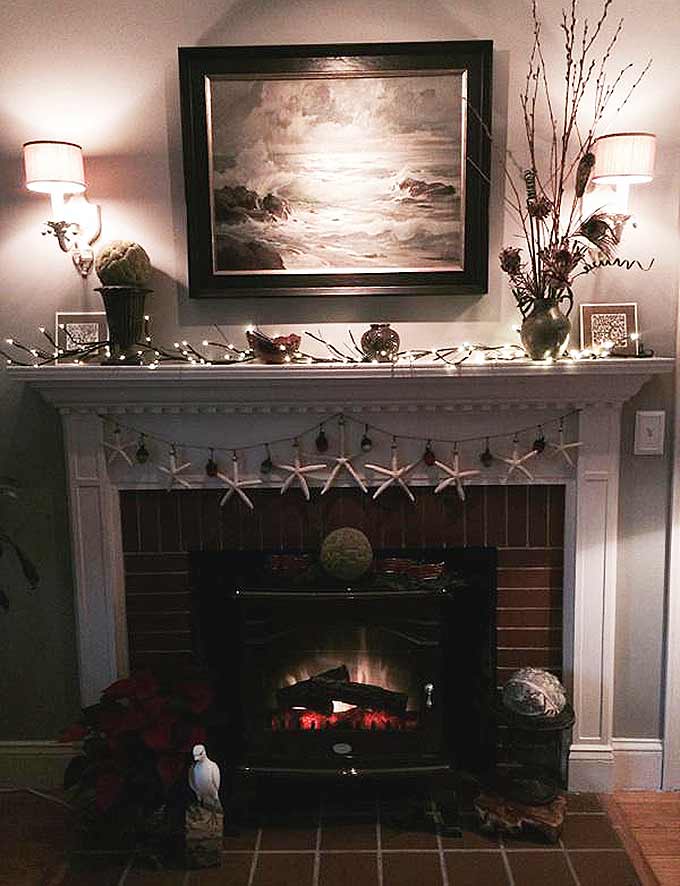 Exclusive Barrington Rhode Island Christmas Home Tour. The home owner decorates with her own signature style.