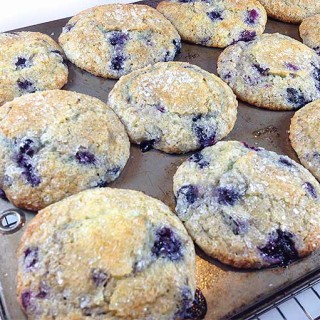 The best blueberry muffins recipe, aka Jordan Marsh Blueberry Muffins, are legend in the Boston area for their gigantic blueberry muffins with sugary, crunchy muffin tops.