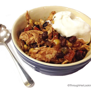 Mexican Shredded Chicken. Tastes great, easy and versatile. Cooks in the crockpot all day. Serve with tacos, as a casserole or use as a salad topping.