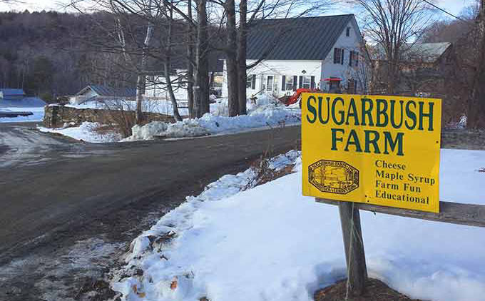 Sugarbush Farm, Woodstock VT. Cheese and maple syrup tasting at a charming VT farm.