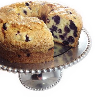If you're a blueberry lover, this delicious Blueberry Pound Cake is for you. It's a moist, dense, buttery pound cake packed with plump, juicy blueberries.