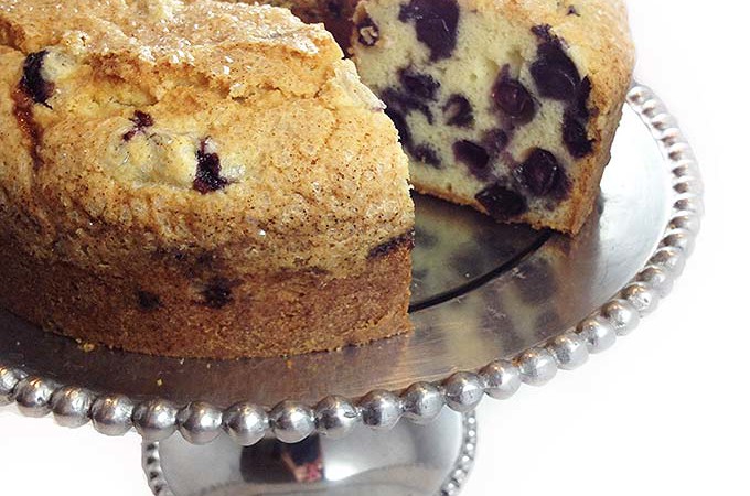 If you're a blueberry lover, this delicious Blueberry Pound Cake is for you. It's a moist, dense, buttery pound cake packed with plump, juicy blueberries.