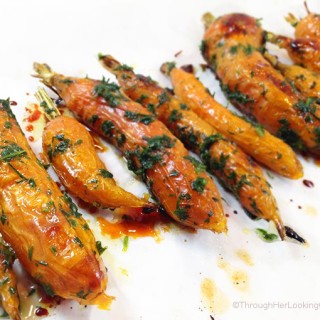 Honey Roasted Carrots & Fresh Dill. Roasted carrots with olive oil, sea salt & honey. Fresh dill. Delicious and gourmet side. So easy.