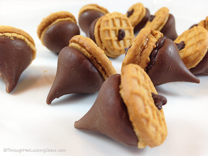 Peanut Butter Chocolate Acorns