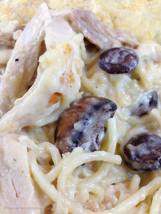 Turkey Tetrazzini is a wonderful main dish with turkey, sautéed mushrooms and pasta. Wine cream sauce gives exceptional flavor.