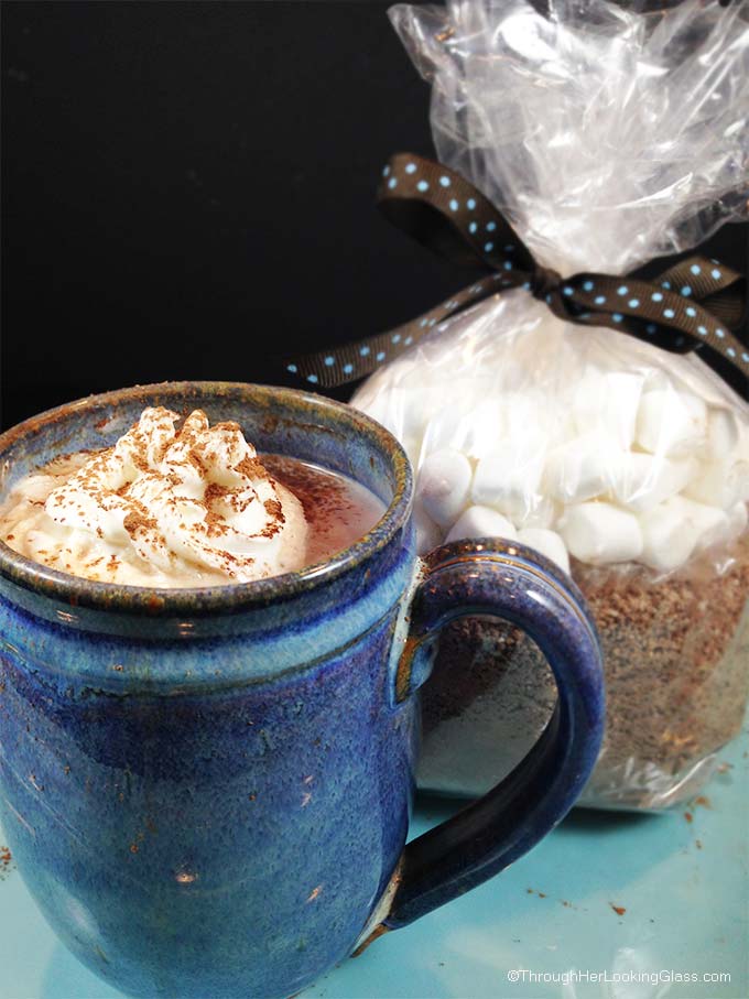 Hershey's DIY Hot Cocoa Mix: this hot cocoa is rich, creamy and chocolaty. And best of all, doesn't use up the milk in the fridge. Quick and easy, with no preservatives, you'll quit buying store bought cocoa mix.