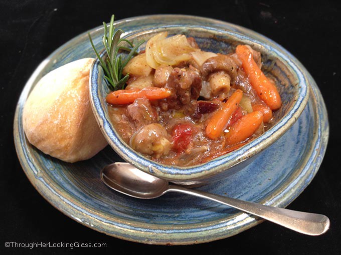 Tender and delicious, Poor Man's Beef Stew cooks for just 2 hours w/out browning the beef first! You'll be delighted with this quick, flavorful & easy stew.