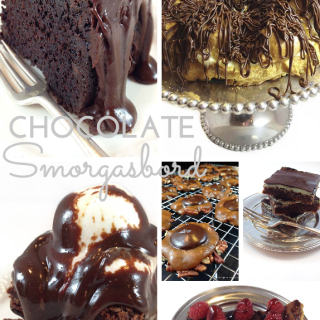 Chocolate Smorgasbord: easy, decadent chocolate recipes for all the chocolate lovers. Cake, eclair cake, brownies, turtles, chocolate cake and more!