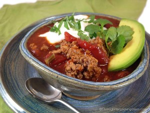 Easy Turkey Beef Chili - Through Her Looking Glass