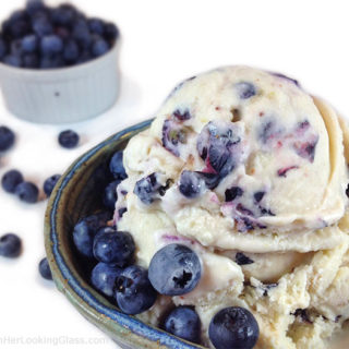 Wild Maine Blueberry Ice Cream. Nothing more refreshing on a sweltering August day than wild blueberry ice cream.