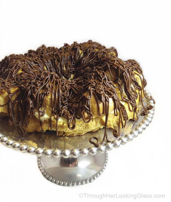Boston Cream Eclair Cake Through Her Looking Glass