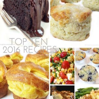 Top Ten 2016 Recipes