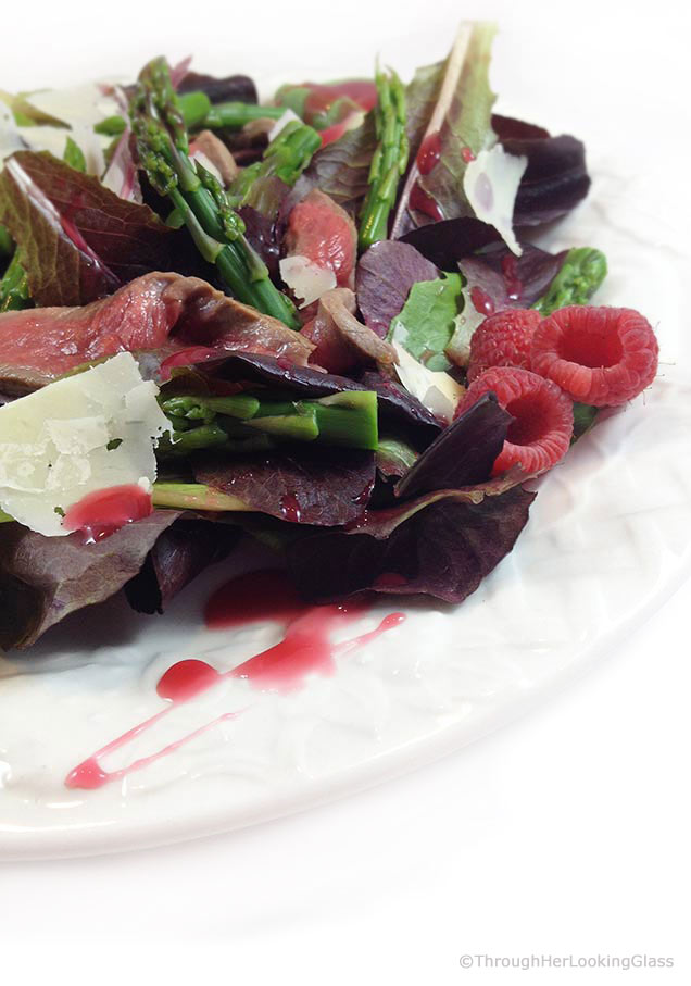 Steak & Asparagus Salad comes together quickly at the last minute, perfect for company. It's also a gorgeous and appetizing main dish salad to enjoy.