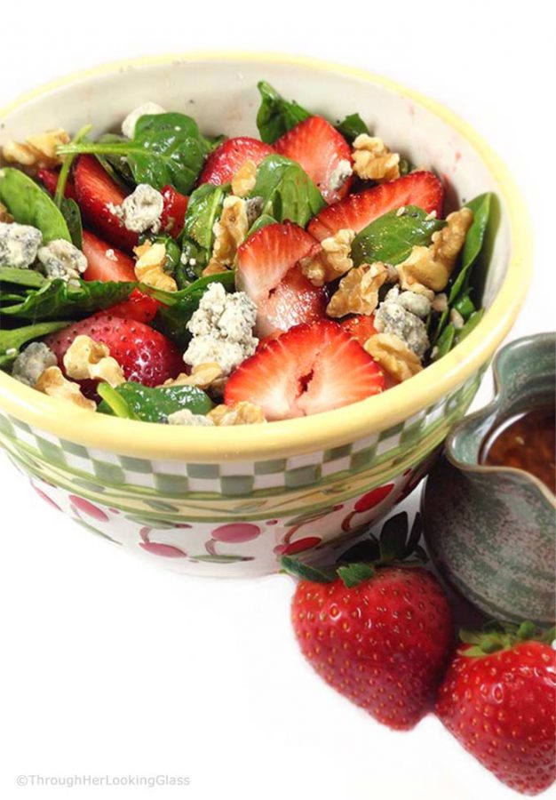 Strawberry Spinach Salad Recipe Through Her Looking Glass
