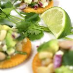 Easy Spring Appetizers w/Fresh Herbs! Herbs mingle w/veggies, cheese and fresh ingredients to create flavorful, scrumptious toppings for Ritz Crackers!