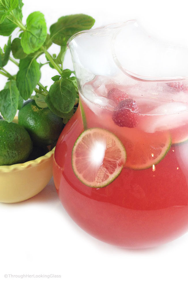 Raspberry Limeade Recipe Through Her Looking Glass