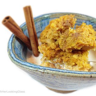 Maple Pumpkin Baked Oatmeal. Easy weekday or weekend breakfast. Makes a 9 X 13" panful. Easy & delicious baked oatmeal recipe, sweetened w/ maple syrup.