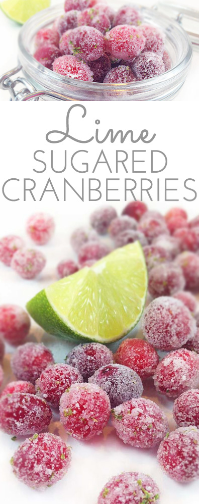 Lime Sugared Cranberries: gourmet snacking, gift baskets, garnishing cheesecake, ice-cream & holiday drinks. Cheese boards & appetizers. They "pop" in your mouth: sweet & mouth-puckeringly tart.