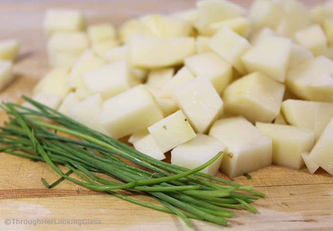 Tried and true, this Irish Potato Chowder Recipe won't disappoint! Creamy, rich chowder chock full of potatoes, carrots, celery and herbs.