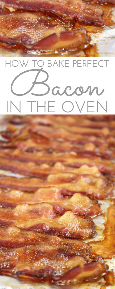 How to Bake Bacon in the Oven. Baking bacon is so much easier (and less messy) than frying it on the stovetop or cooking it in the microwave. Learn all the best tips to bake bacon in the oven today!