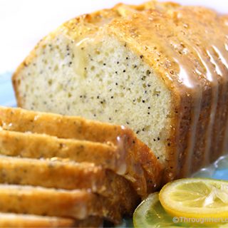 Almond Glazed Lemon Poppy Seed Bread is a moist and scrumptious sweet bread with a crackly almond glaze. Easy to make in one bowl, this bread is not your typical lemon poppy seed bread.