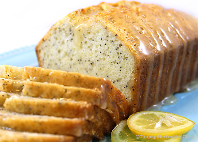 Almond Glazed Lemon Poppy Seed Bread is a moist and scrumptious sweet bread with a crackly almond glaze. Easy to make in one bowl, this bread is not your typical lemon poppy seed bread.