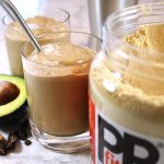 Try this Chocolate Peanut Butter Smoothie Recipe w/Avocado. I've been perfecting it for the last few weeks now. It's extra creamy, chocolatey and peanut buttery - and packed with 25 grams of protein and no added sugar.