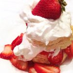 There's nothing quite like Old-Fashioned Easy Strawberry Shortcake with homemade biscuits and sweet, juicy strawberries. Perfect on the patio in summertime.