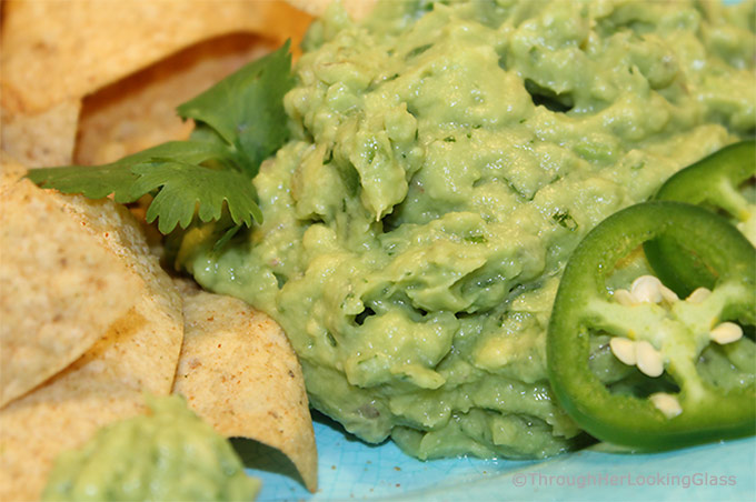 If you're a guac lover hankering for the addictive Original Chipotle Guacamole Recipe, the search is over! Creamy, mildly spicy guacamole is made with the freshest ingredients: ripe avocado, minced jalapeño and red onion, fresh squeezed lime juice and chopped cilantro.