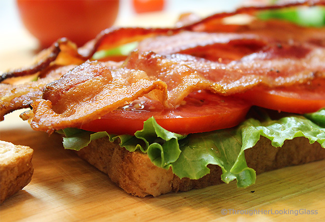 Today we're making the terrific Classic BLT Sandwich! Lightly toasted sandwich bread is layered with thick sliced garden-ripe tomatoes, fresh lettuce leaves and crisp bacon.