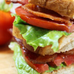 Today we're making the terrific Classic BLT Sandwich! Lightly toasted sandwich bread is layered with thick sliced garden-ripe tomatoes, fresh lettuce leaves and crisp bacon.