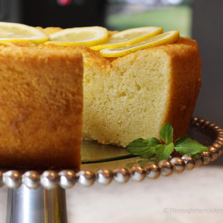 1920 Famous Ritz Carlton Lemon Pound Cake Recipe is the one for you! This dense, old-fashioned buttery lemon pound cake was a favorite dessert at the Ritz Carlton in the 1920's and it's still popular today.