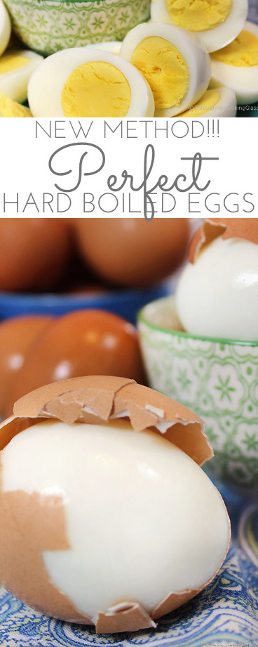 If you're wondering How to Hard boil Eggs Perfectly every time, you've come to the right place! The method is simple once you know the trick.