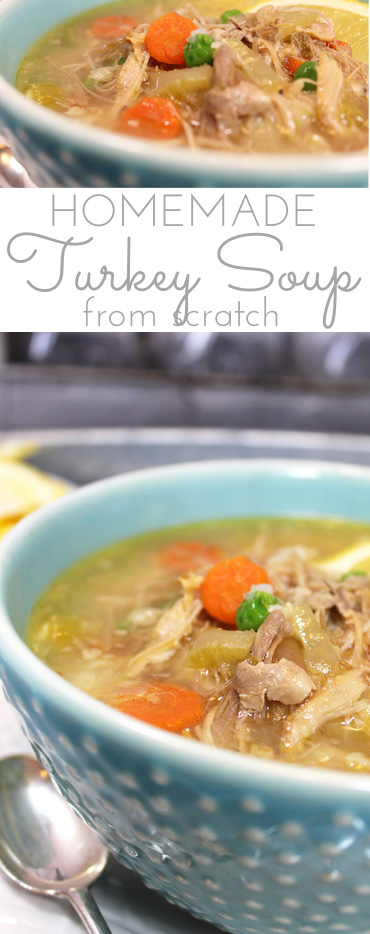 If you've ever tasted a hearty Homemade Turkey Soup, you know it's chock full of fresh flavor and nutrition. The tantalizing aroma of turkey soup simmering the day after a big holiday meal is mouthwatering!