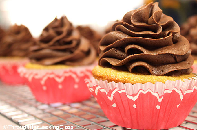 King Arthur Best Birthday Cupcakes are tender, yellow cake cupcakes piped with luscious chocolate buttercream. Sprinkles or not, they're hands down the best birthday cupcakes I've ever baked.